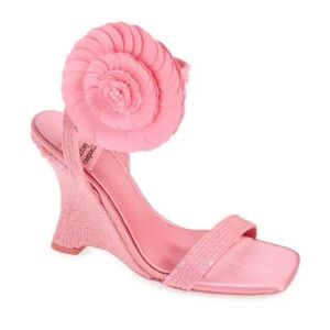 Jeffrey Campbell Pink  Wedge Sandals